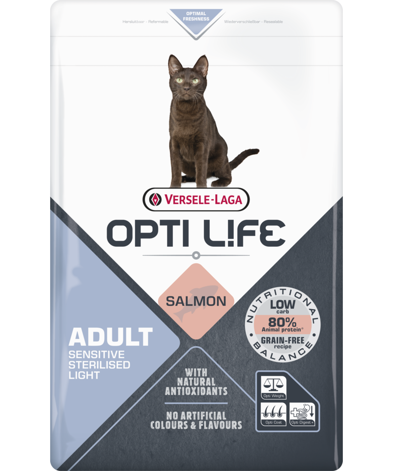 Opti Life Adult Sensitive Sterilised/Light