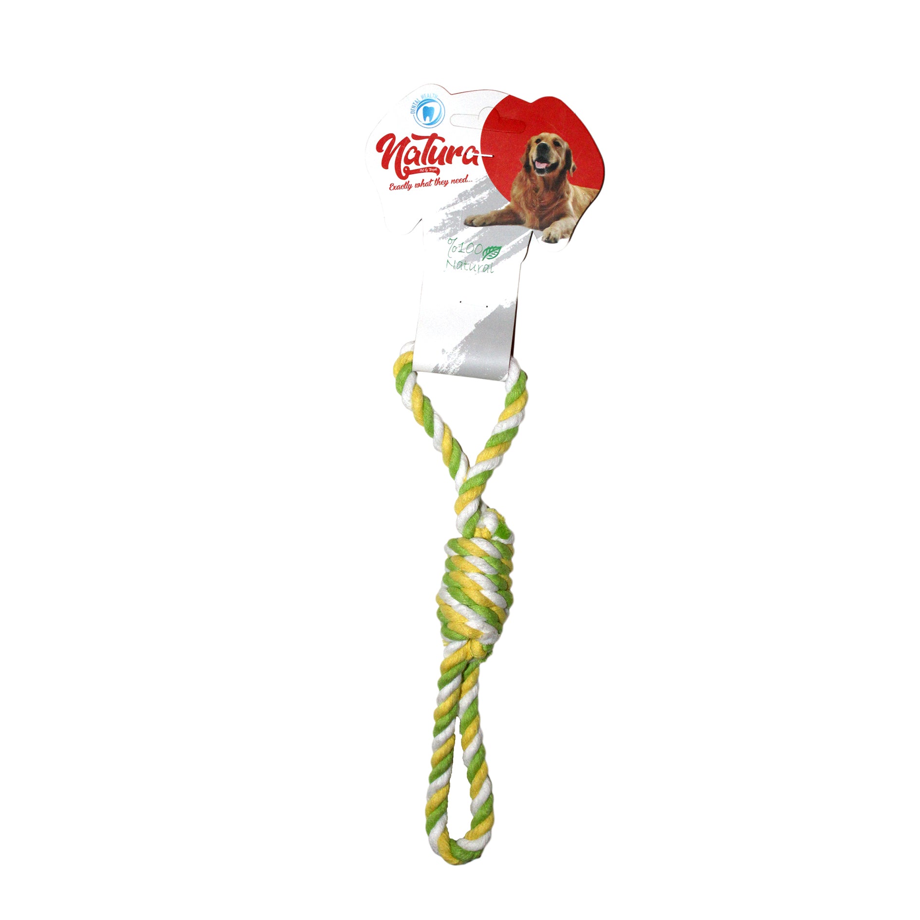 Natura Double Handle Dog Rope Toy