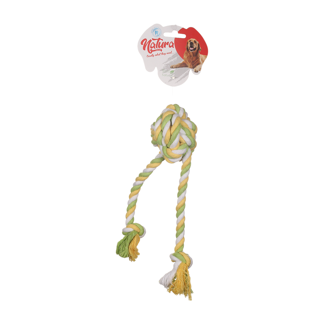 Natura Ball With Two Ropes Doy Toy