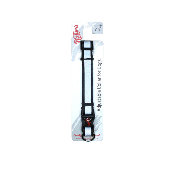 Natura Reflective Dog Collar Black