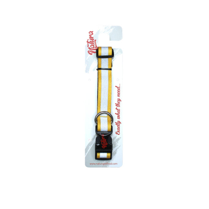 Natura Dog Collar Reflect Yellow